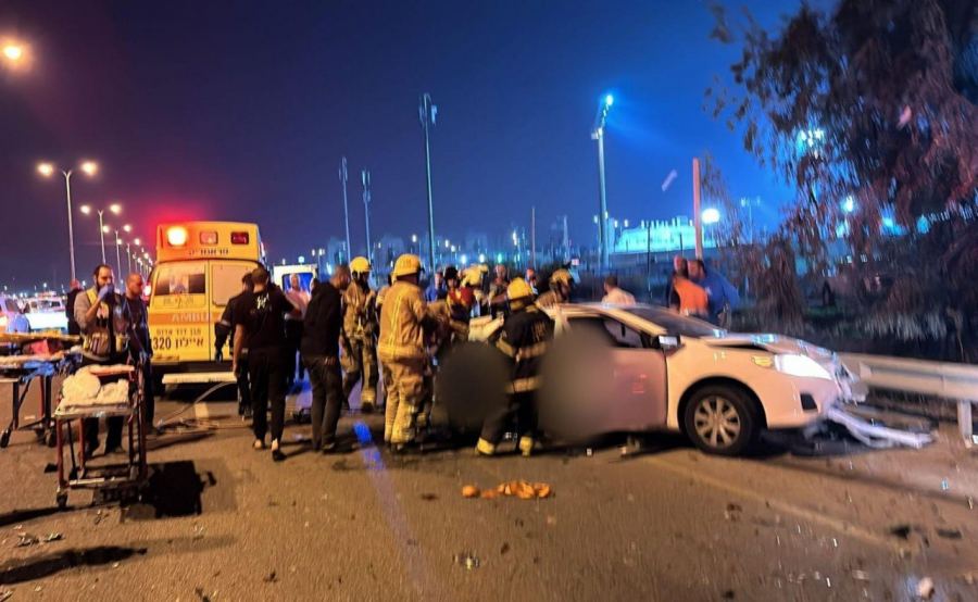 6 إصابات بينها حرجة إثر حادث طرق دامٍ على شارع 40 قرب اللد